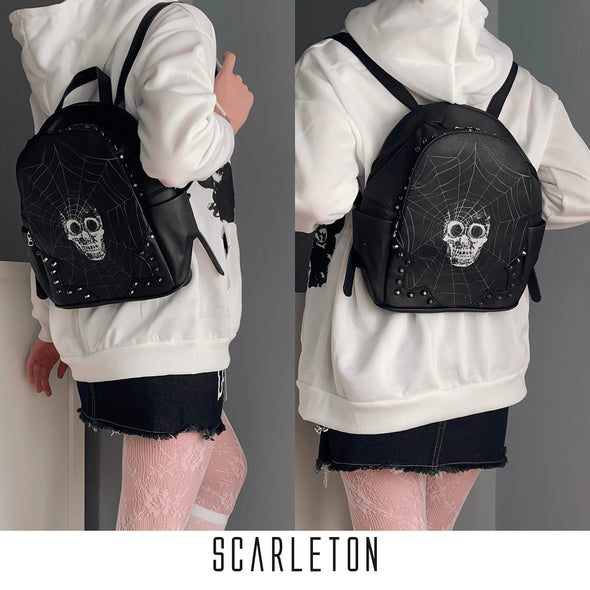 Scarleton Studded Punk Backpack H209301B