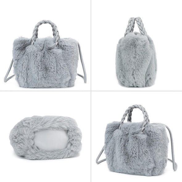 Scarleton Furry Crossbody Bag H2146
