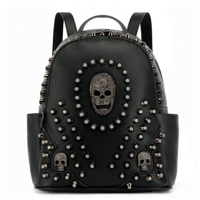 Studded Skull Fashion Backpack H141701B