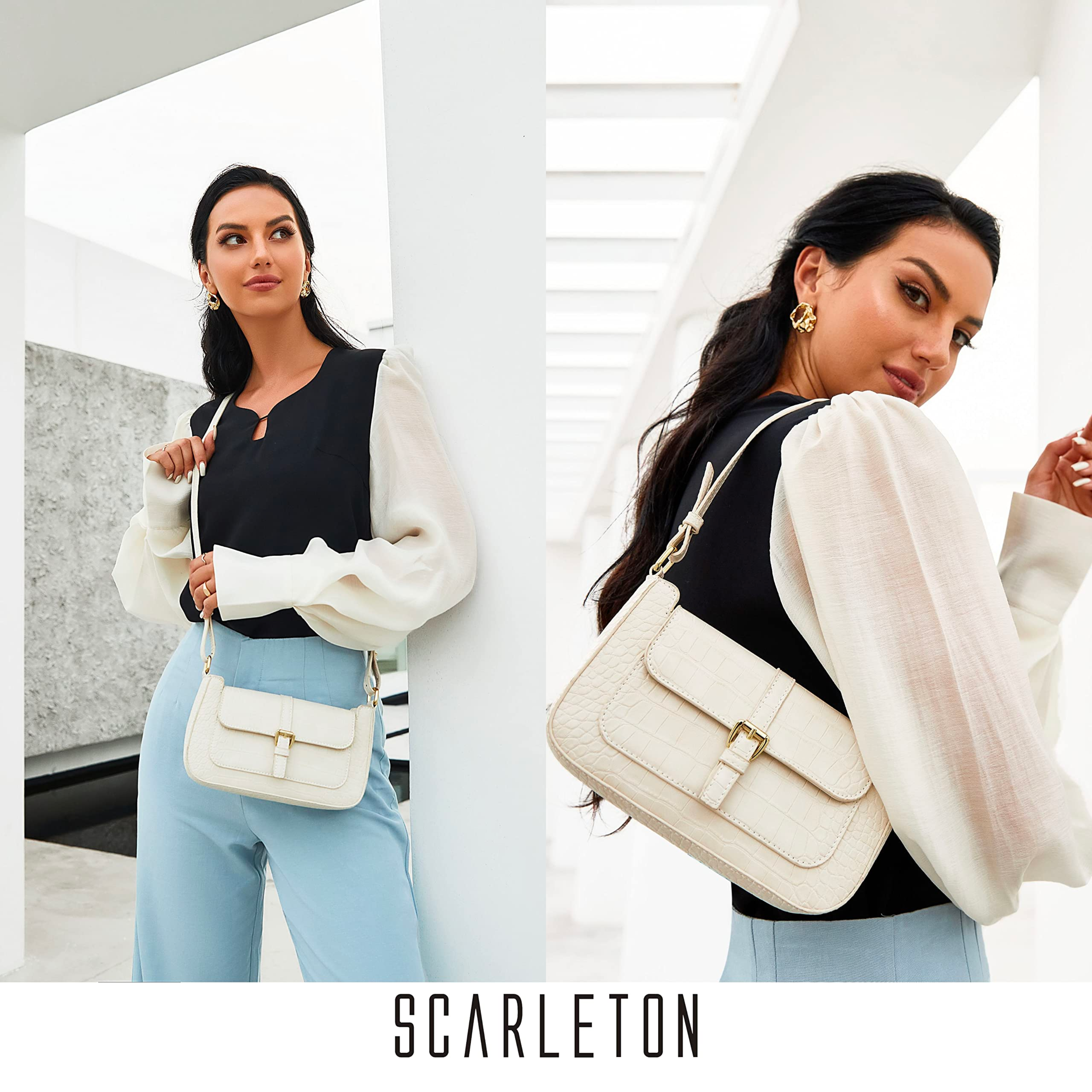 Multi Pocket Shoulder Bag H1407 – Scarleton