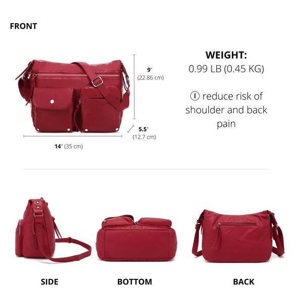 Ultra Soft Medium Crossbody, Shoulder Bag H1800