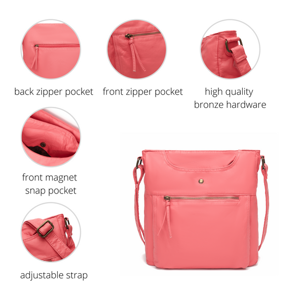 Ultra Soft Crossbody Shoulder Bag H1812