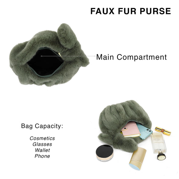 Scarleton Furry Crossbody Bag H2147