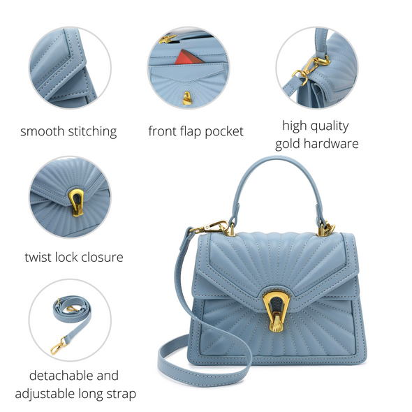 Top Handle Satchel Handbag H2100