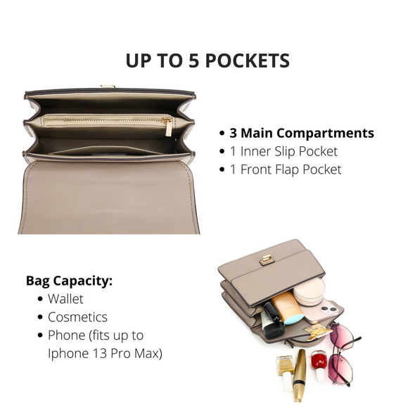 Top Handle Satchel Handbag H2077