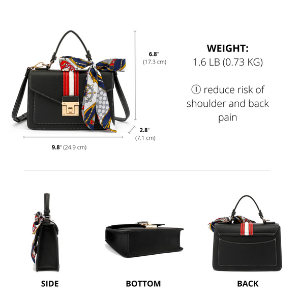 Top Handle Satchel Handbag H2065