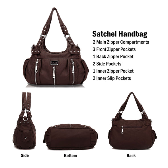 Ultra Soft Washed Shoulder Bag H1292
