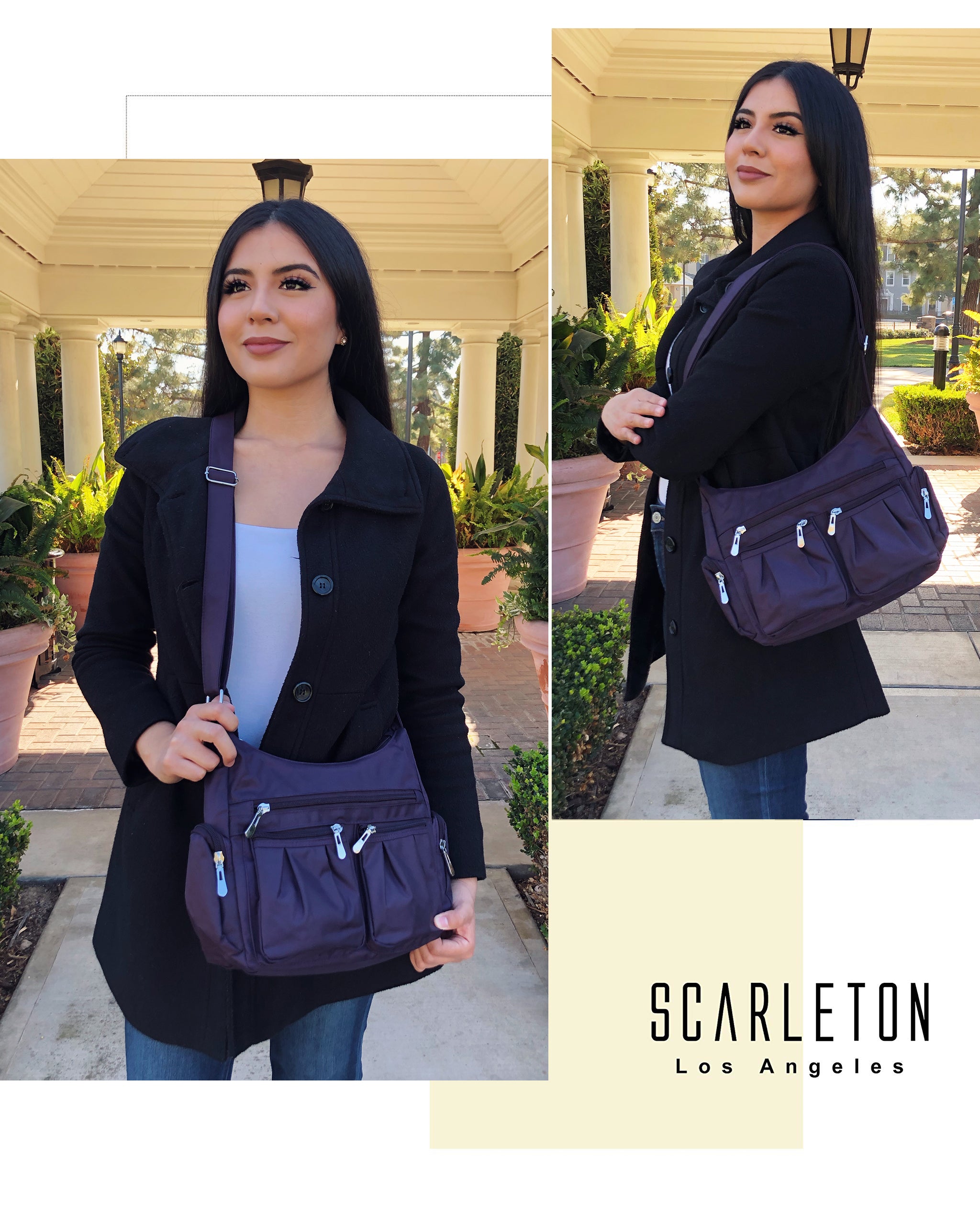 Ultra Soft Washed Shoulder Bag H1292 – Scarleton