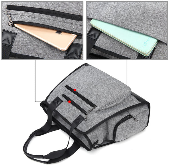 Water Resistant Shoulder Handbag H2051