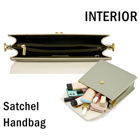 Top Handle Satchel Handbag H2084