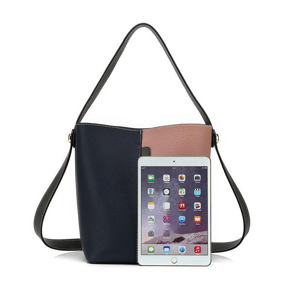 Dual Color Handbag H2059