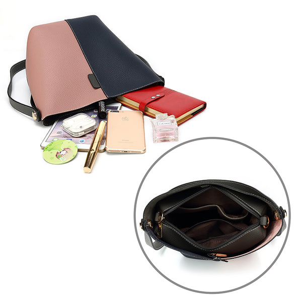 Dual Color Handbag H2059