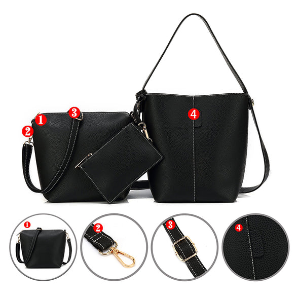Dual Color Handbag H2059