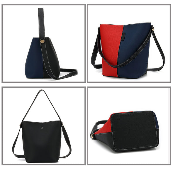 Dual Color Handbag H2059