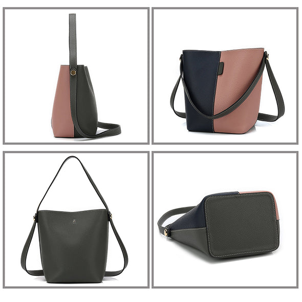 Dual Color Handbag H2059
