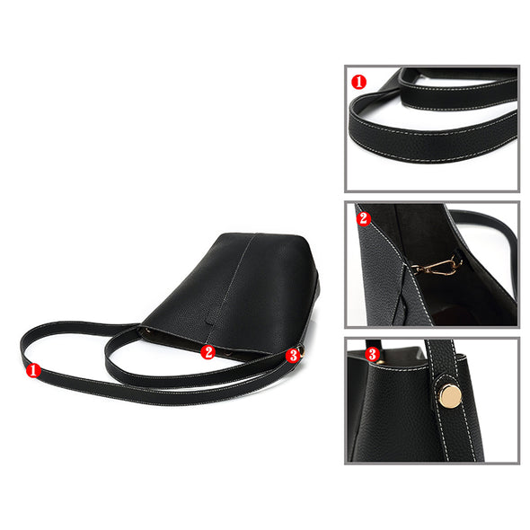 Dual Color Handbag H2059