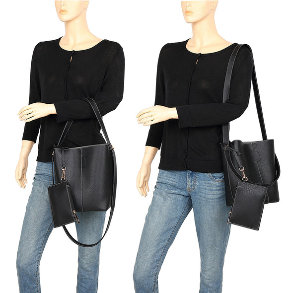 Dual Color Handbag H2059