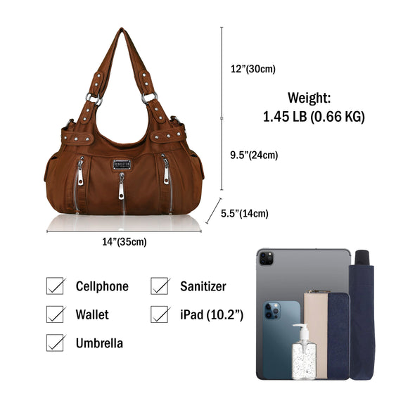 Washed Shoulder Bag H1292