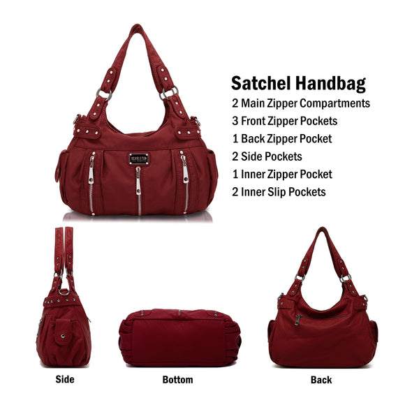 Washed Shoulder Bag H1292
