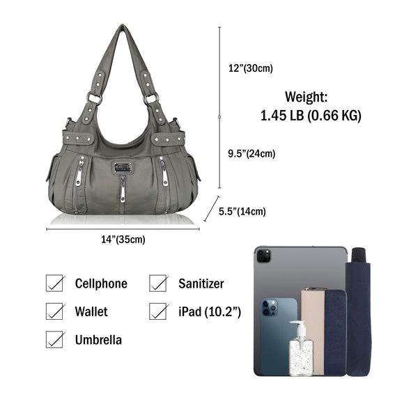 Washed Shoulder Bag H1292