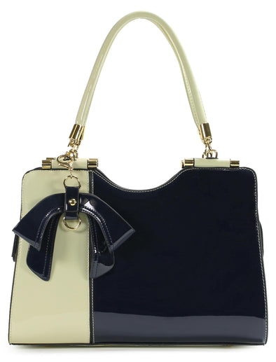 Elegant Two Tone Handbag H1423