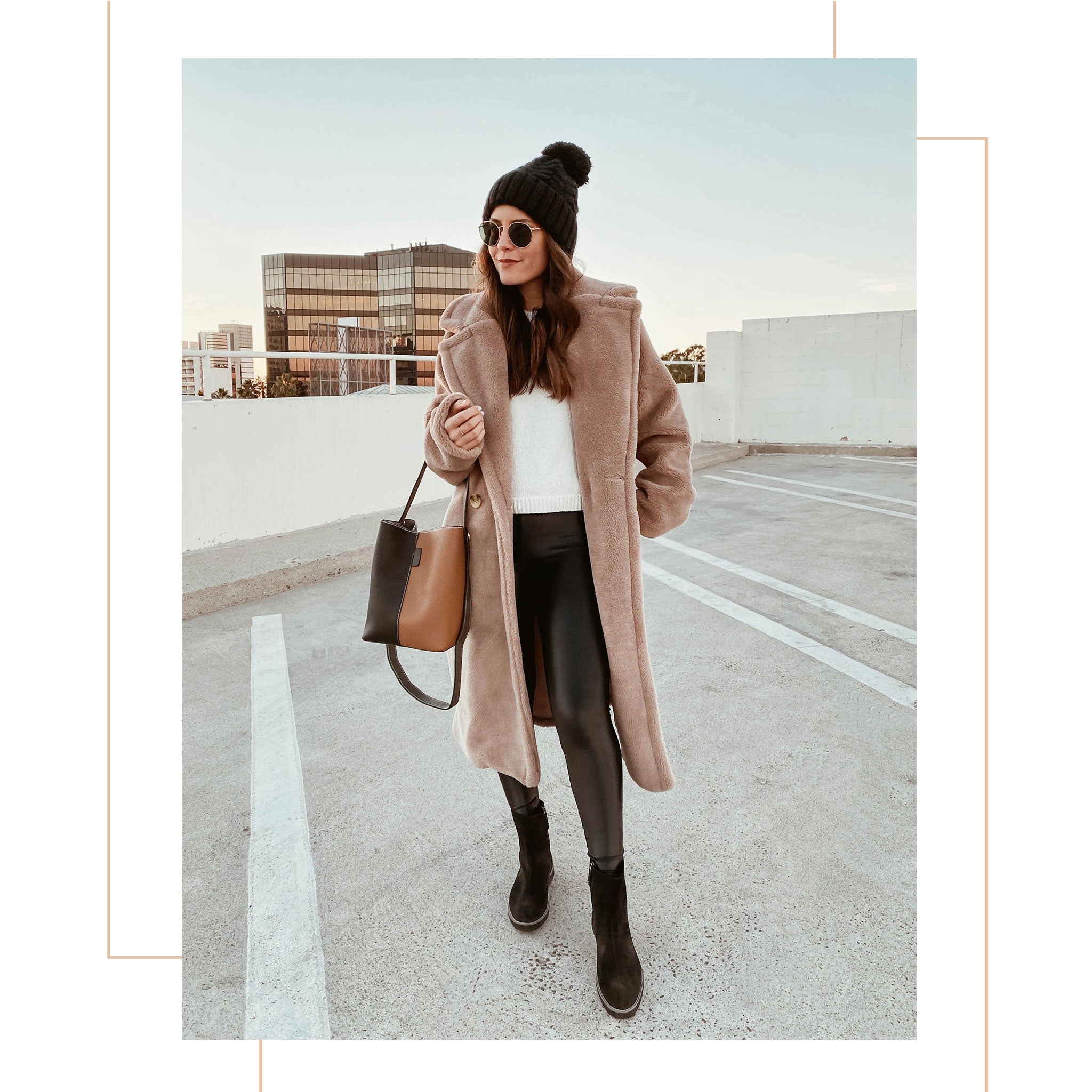 Dual Color Handbag H2059