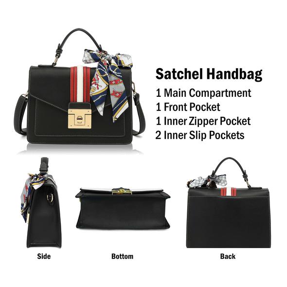 Top Handle Satchel Handbag H2065