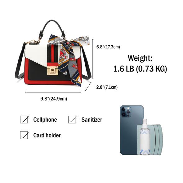 Top Handle Satchel Handbag H2065