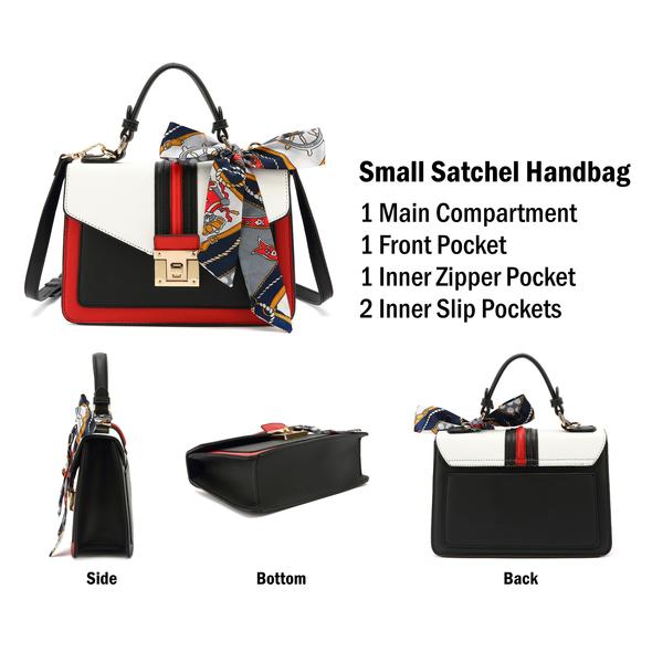 Top Handle Satchel Handbag H2065