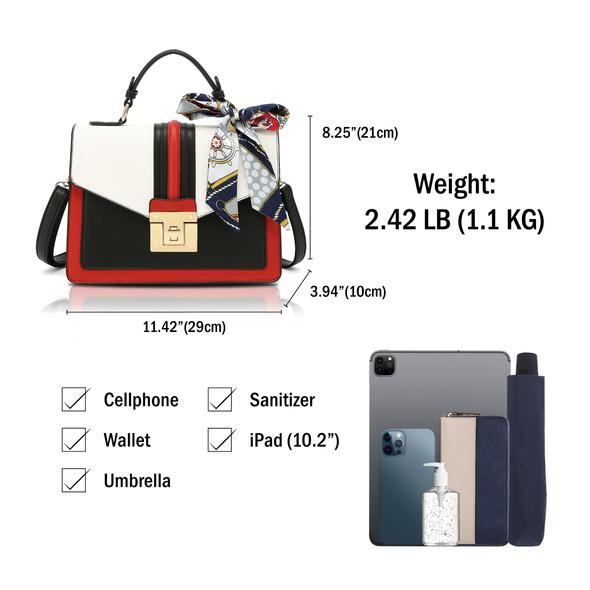 Top Handle Satchel Handbag H2065