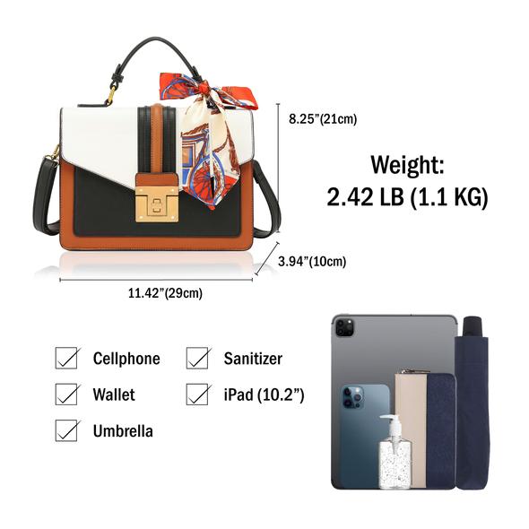 Top Handle Satchel Handbag H2065