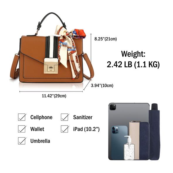 Top Handle Satchel Handbag H2065