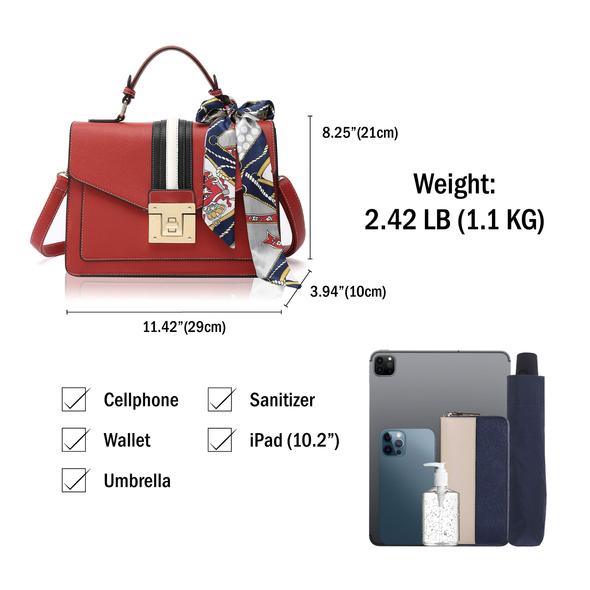 Top Handle Satchel Handbag H2065