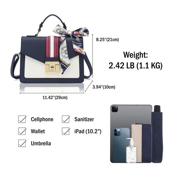 Top Handle Satchel Handbag H2065