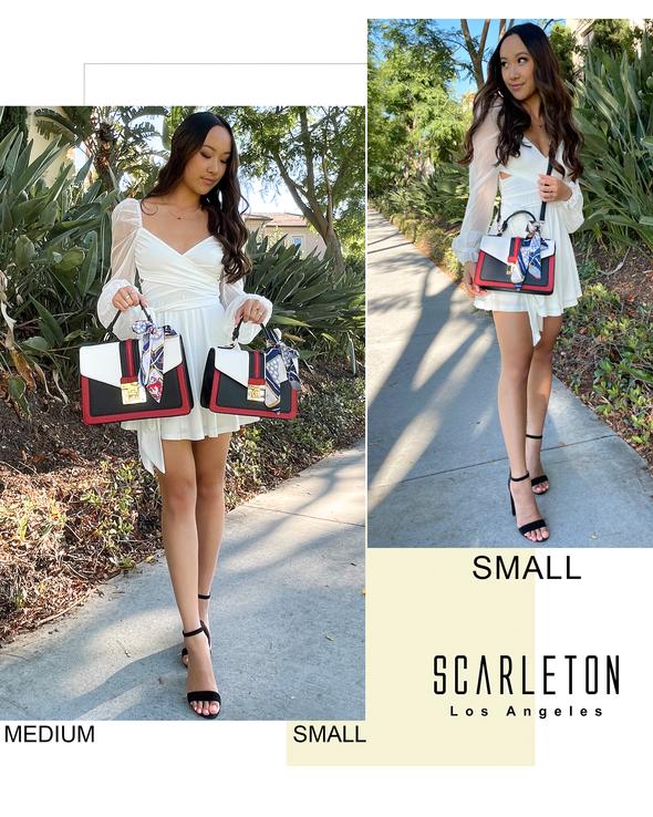 Top Handle Satchel Handbag H2065